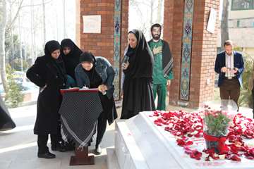 مراسم سالگرد تدفین شهدای گمنام دانشگاه 